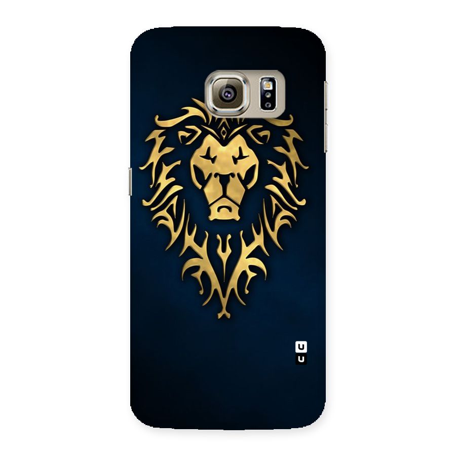 Beautiful Golden Lion Design Back Case for Samsung Galaxy S6 Edge
