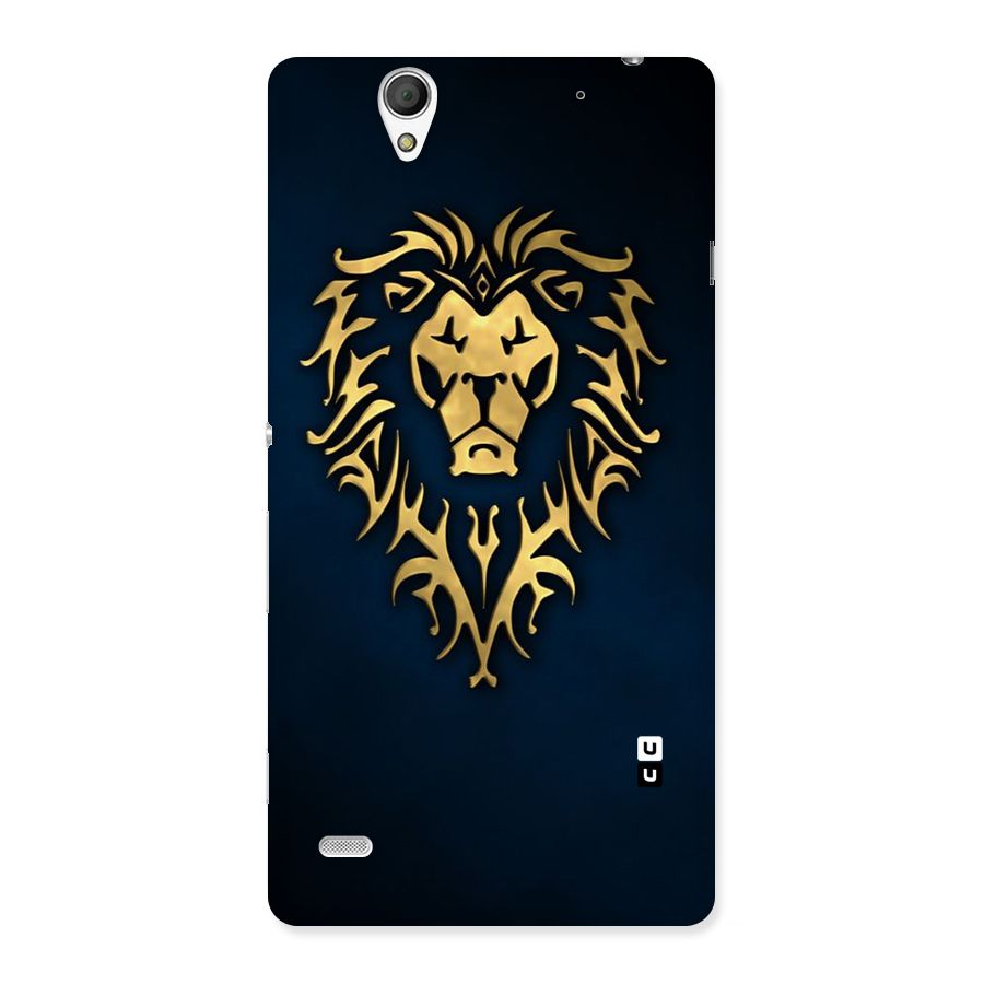 Beautiful Golden Lion Design Back Case for Sony Xperia C4