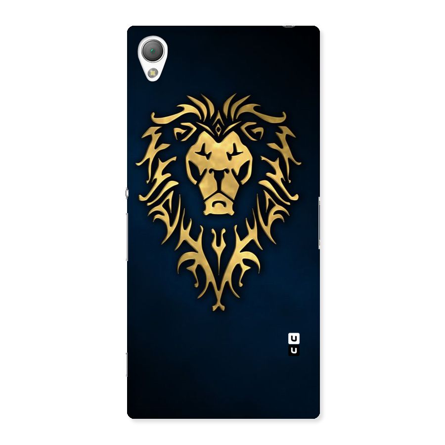 Beautiful Golden Lion Design Back Case for Sony Xperia Z3