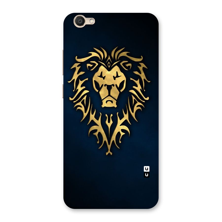 Beautiful Golden Lion Design Back Case for Vivo V5