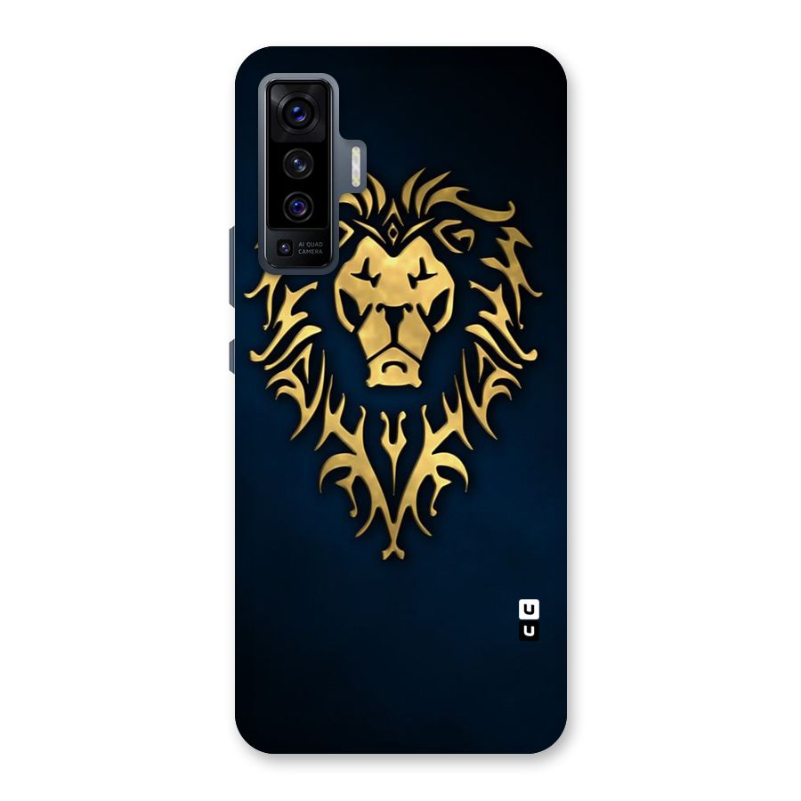 Beautiful Golden Lion Design Back Case for Vivo X50