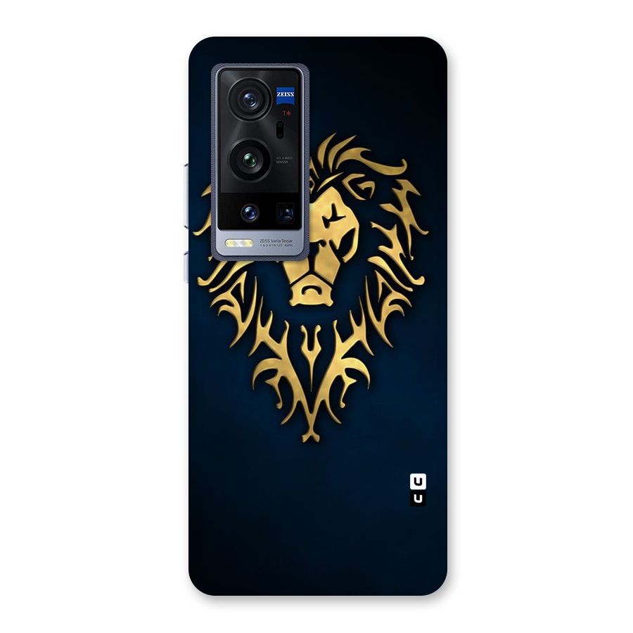 Beautiful Golden Lion Design Back Case for Vivo X60 Pro Plus