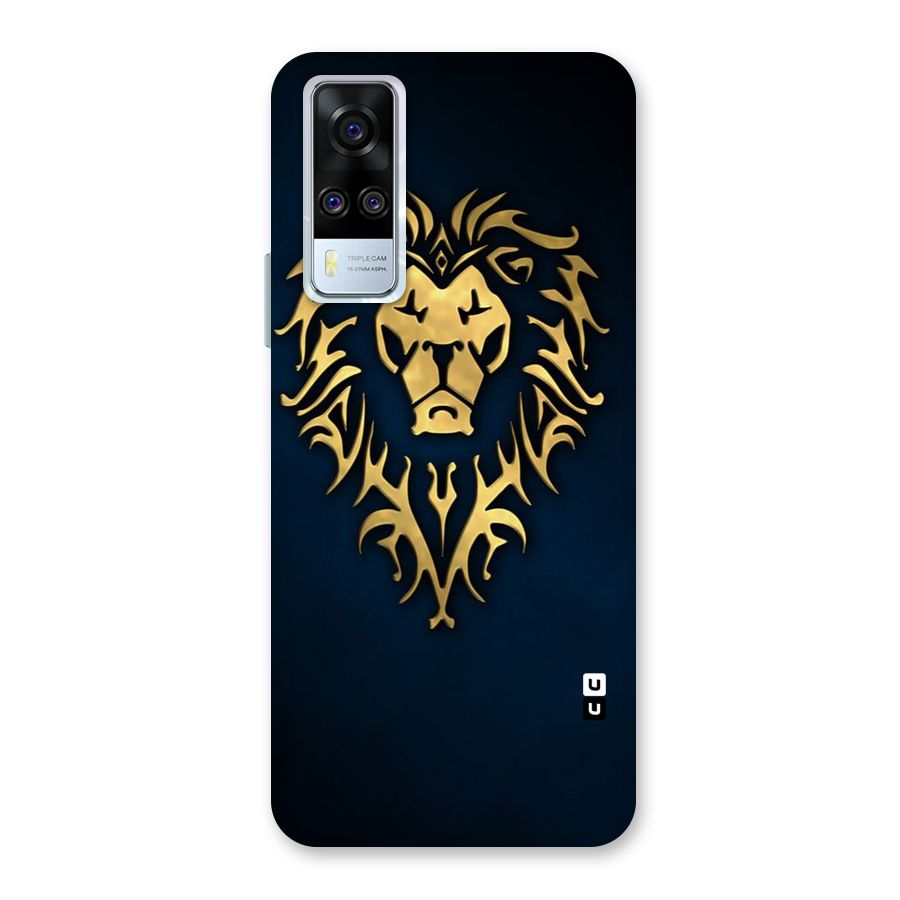 Beautiful Golden Lion Design Back Case for Vivo Y31