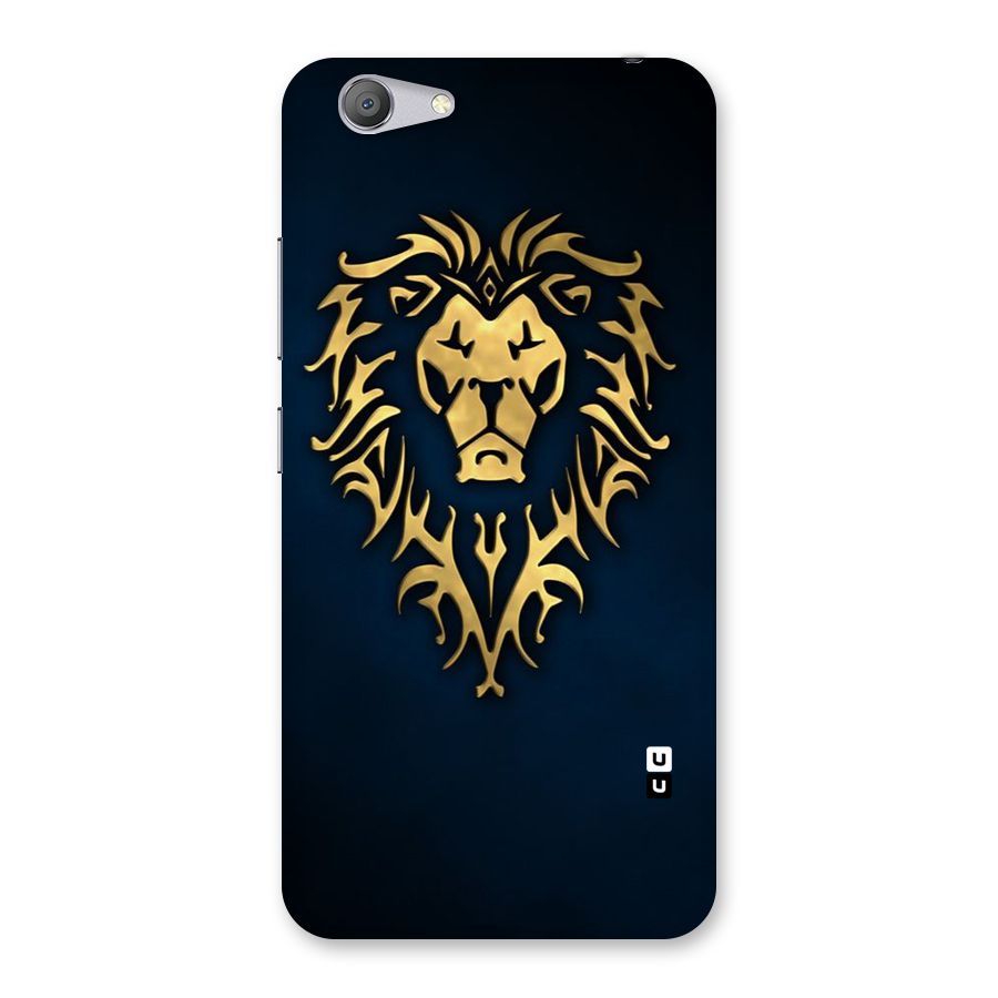 Beautiful Golden Lion Design Back Case for Vivo Y53