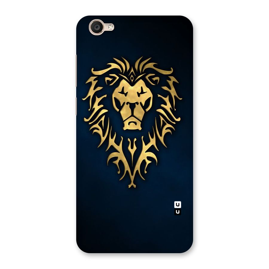 Beautiful Golden Lion Design Back Case for Vivo Y55s