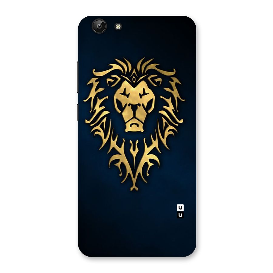Beautiful Golden Lion Design Back Case for Vivo Y69