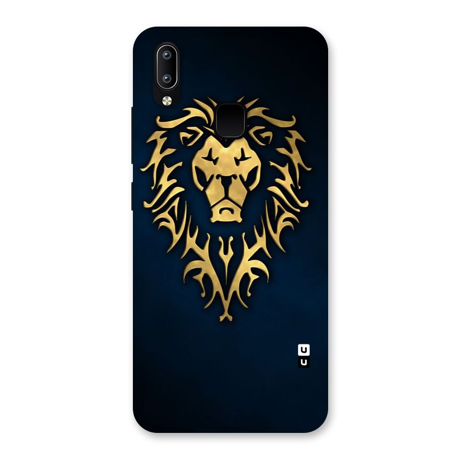 Beautiful Golden Lion Design Back Case for Vivo Y93