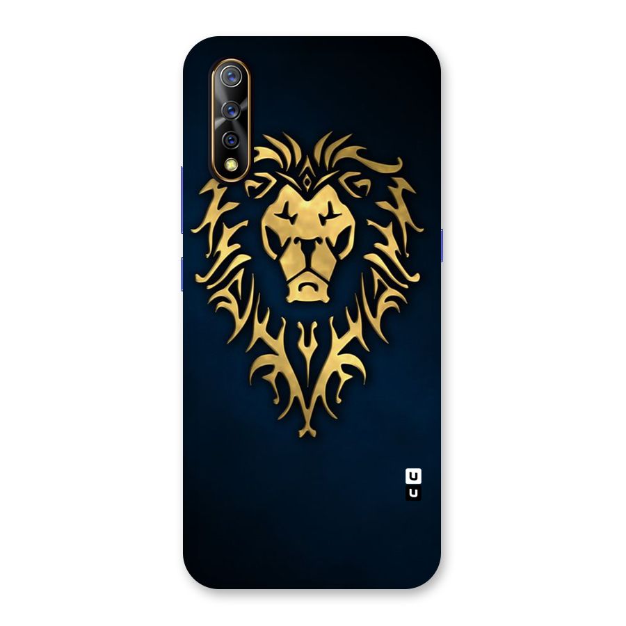 Beautiful Golden Lion Design Back Case for Vivo Z1x