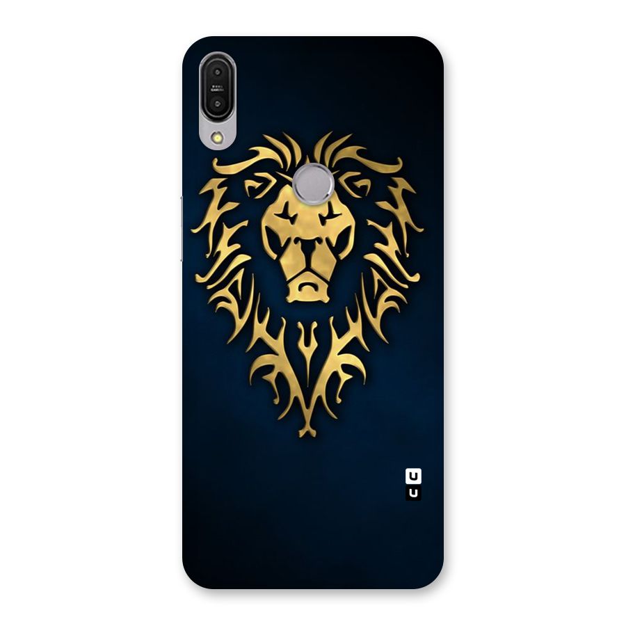 Beautiful Golden Lion Design Back Case for Zenfone Max Pro M1