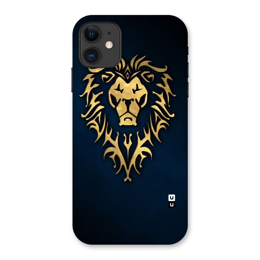 Beautiful Golden Lion Design Back Case for iPhone 11