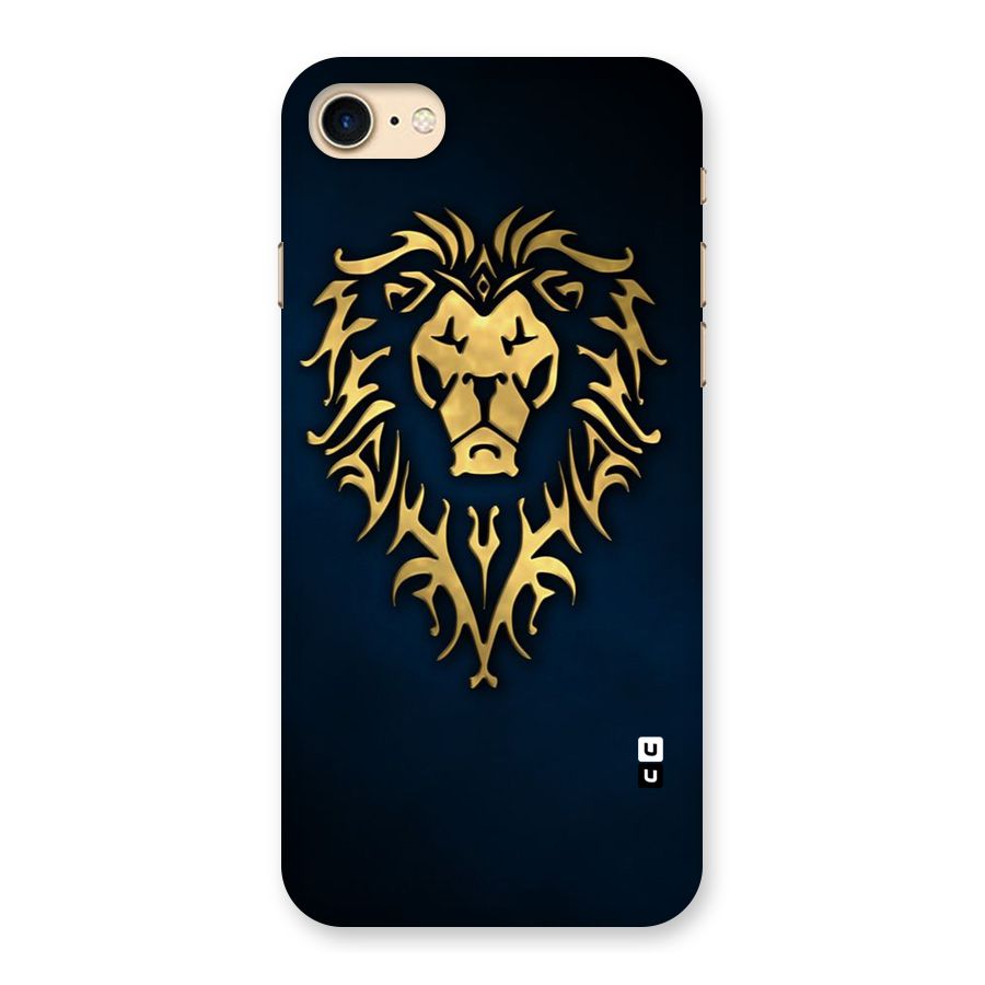 Beautiful Golden Lion Design Back Case for iPhone 7