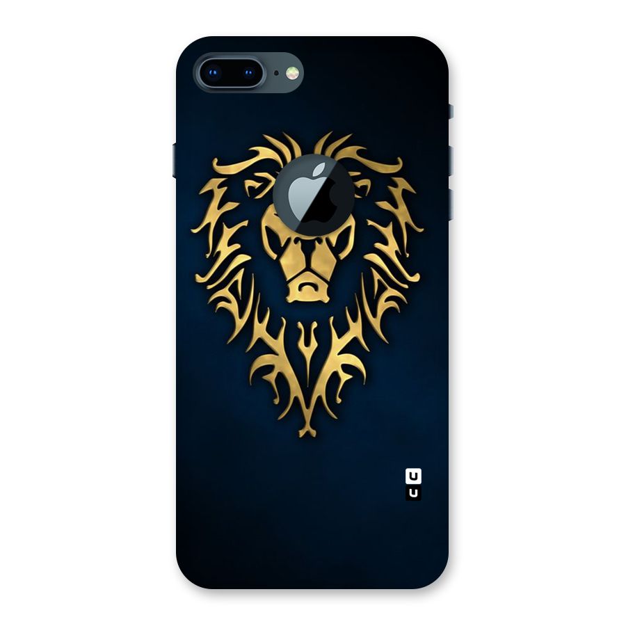Beautiful Golden Lion Design Back Case for iPhone 7 Plus Logo Cut