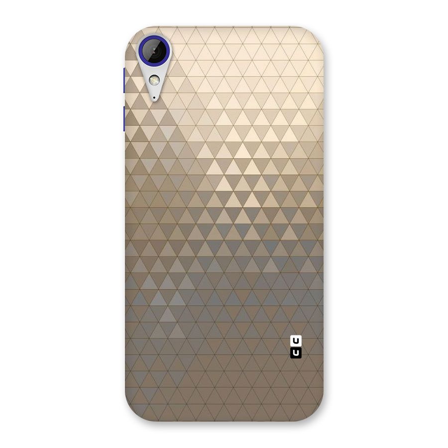 Beautiful Golden Pattern Back Case for Desire 830