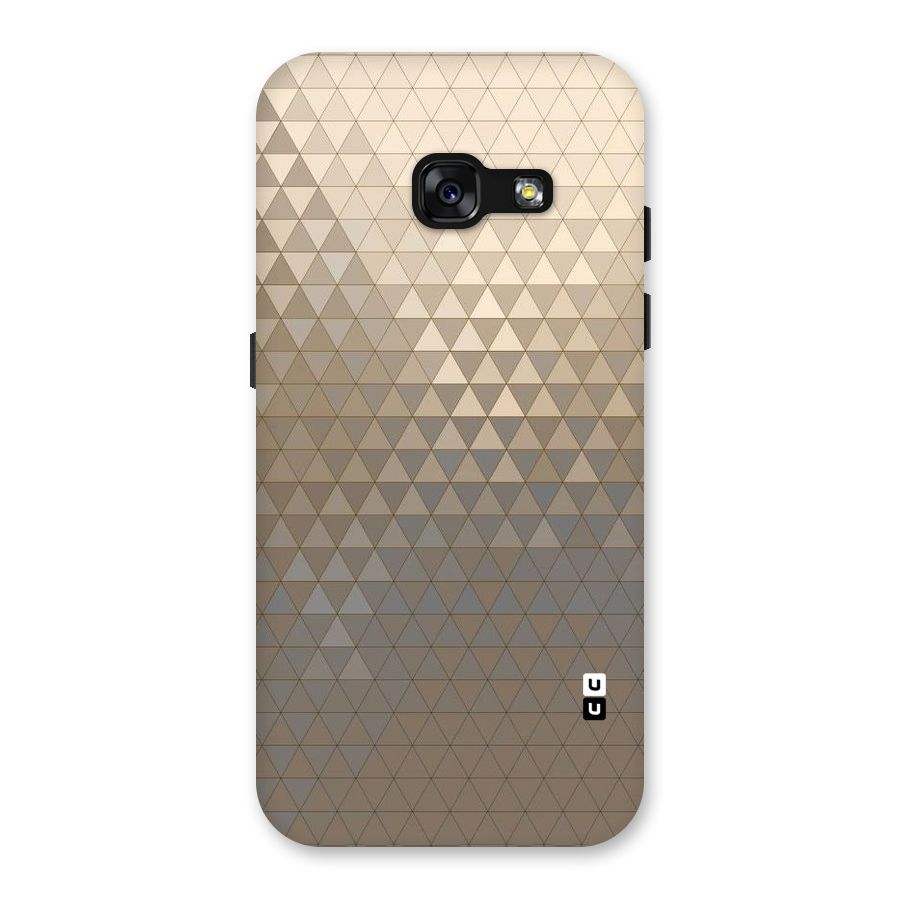 Beautiful Golden Pattern Back Case for Galaxy A3 (2017)