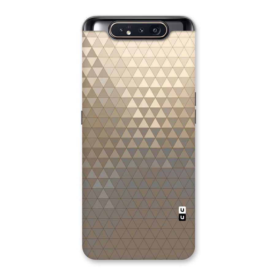 Beautiful Golden Pattern Back Case for Galaxy A80