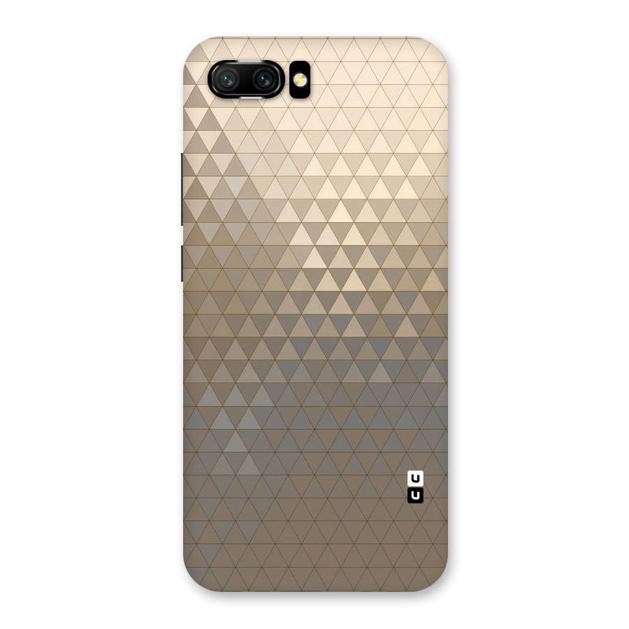 Beautiful Golden Pattern Back Case for Honor 10
