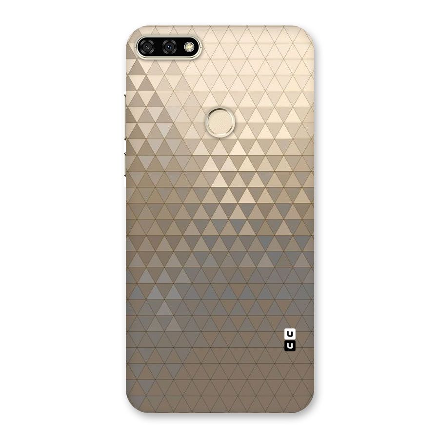 Beautiful Golden Pattern Back Case for Honor 7A
