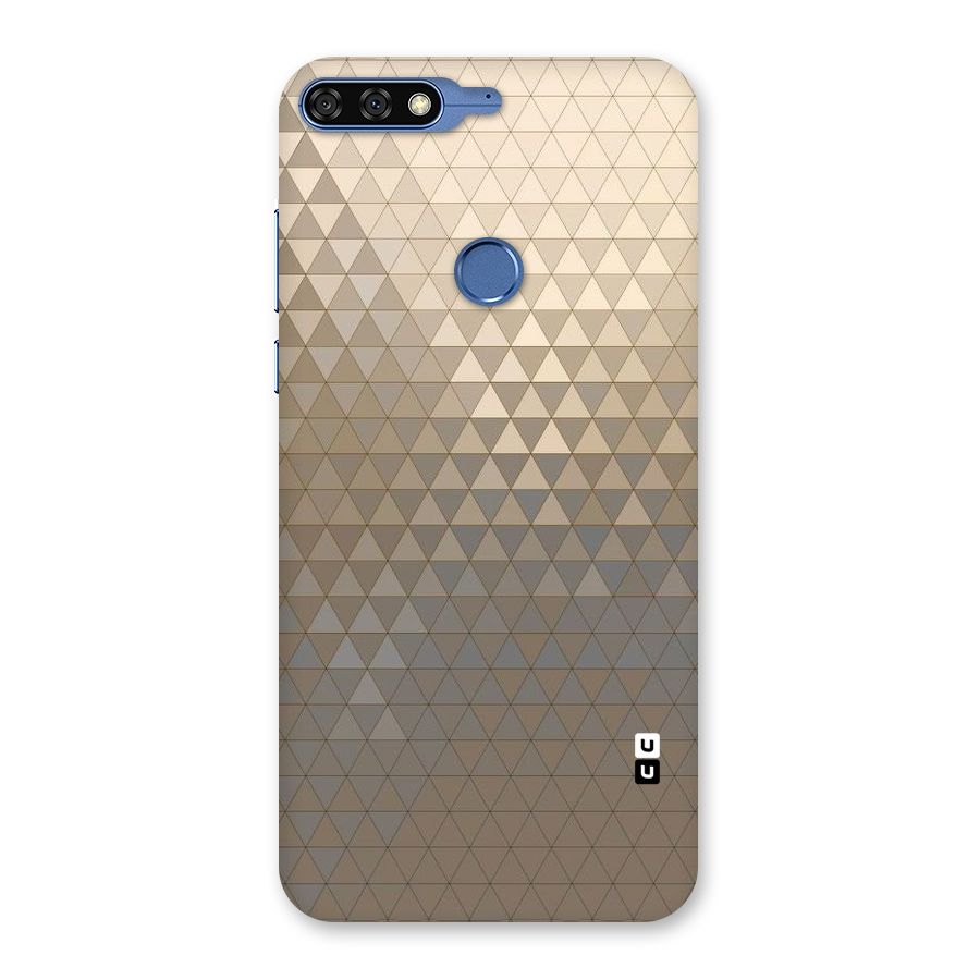 Beautiful Golden Pattern Back Case for Honor 7C
