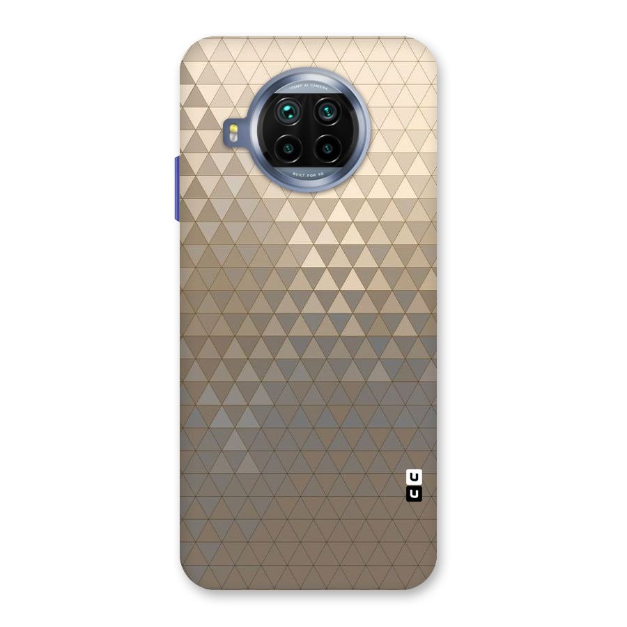 Beautiful Golden Pattern Back Case for Mi 10i