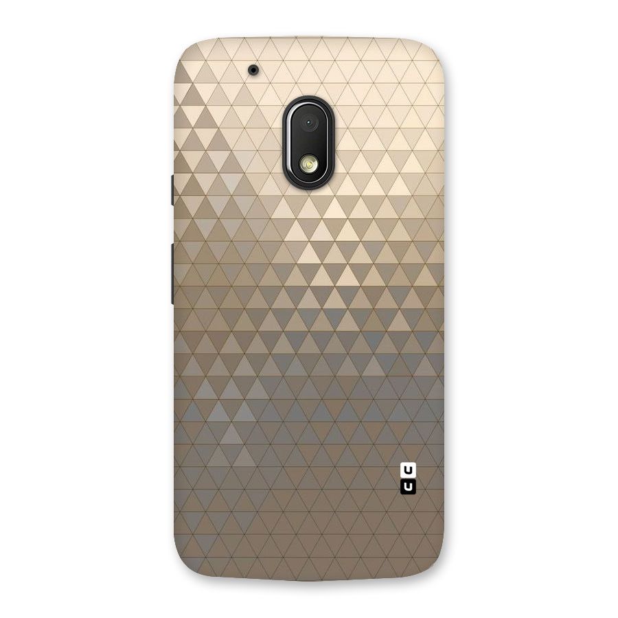 Beautiful Golden Pattern Back Case for Moto G4 Play