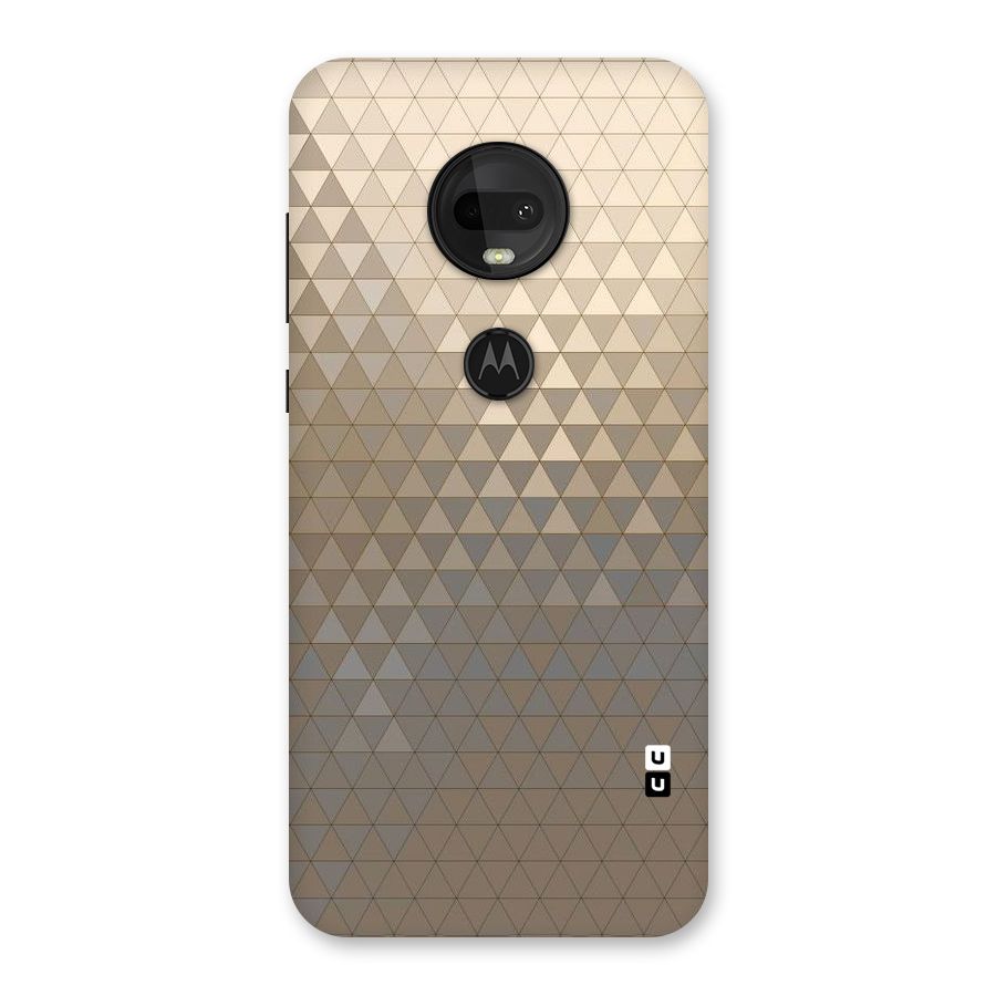Beautiful Golden Pattern Back Case for Moto G7