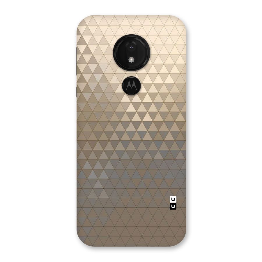 Beautiful Golden Pattern Back Case for Moto G7 Power