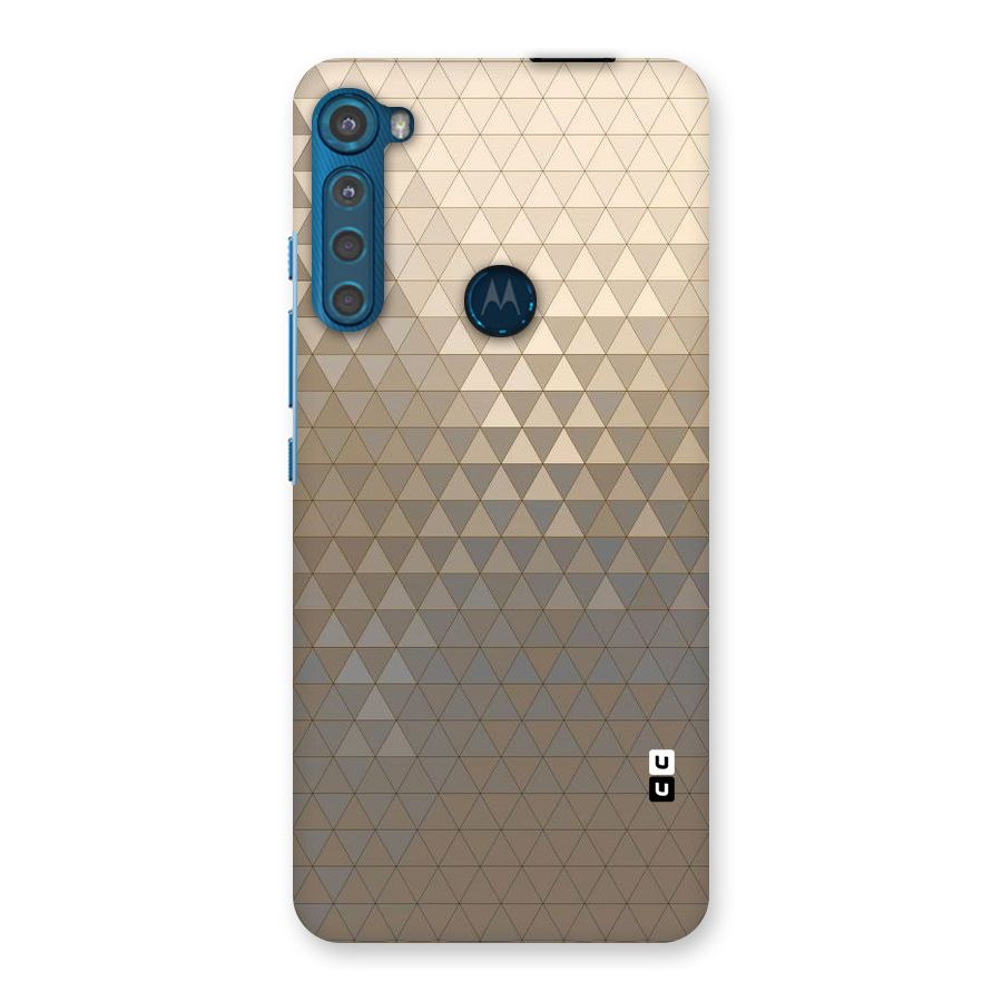 Beautiful Golden Pattern Back Case for Motorola One Fusion Plus