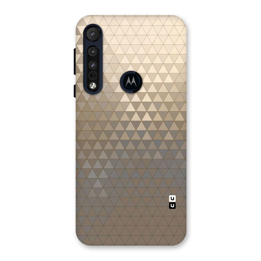 Beautiful Golden Pattern Back Case for Motorola One Macro