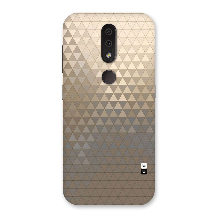 Beautiful Golden Pattern Back Case for Nokia 4.2