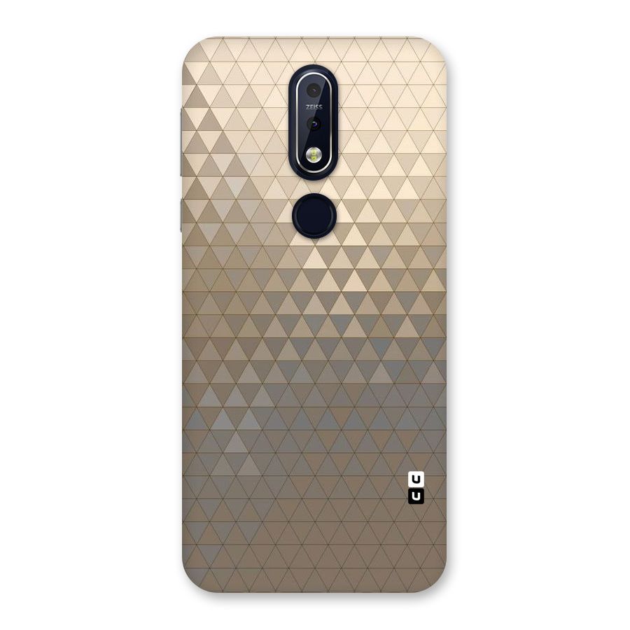 Beautiful Golden Pattern Back Case for Nokia 7.1