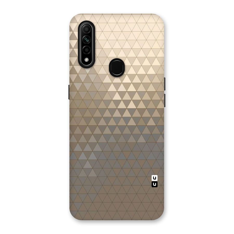 Beautiful Golden Pattern Back Case for Oppo A31