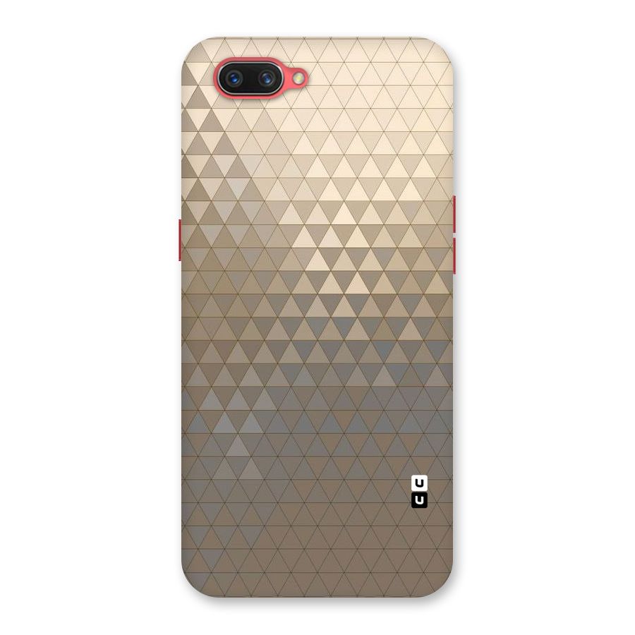 Beautiful Golden Pattern Back Case for Oppo A3s