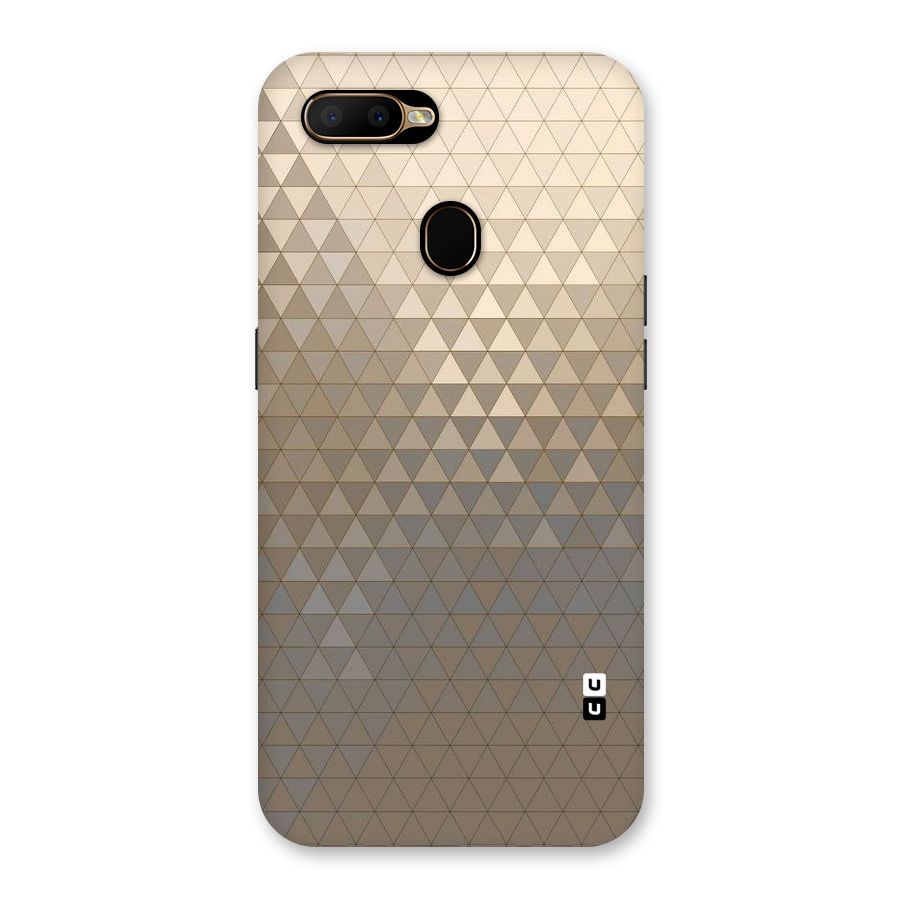 Beautiful Golden Pattern Back Case for Oppo A5s