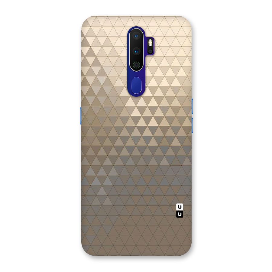 Beautiful Golden Pattern Back Case for Oppo A9 (2020)