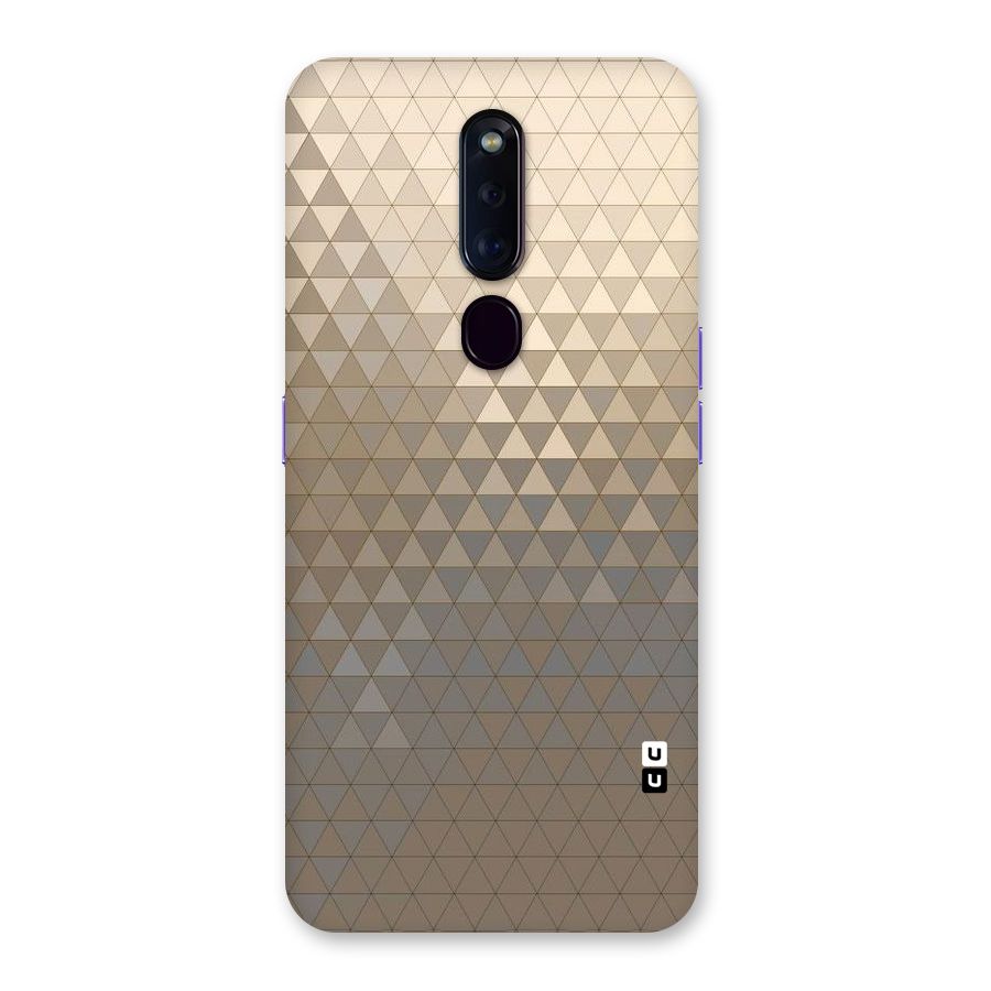 Beautiful Golden Pattern Back Case for Oppo F11 Pro