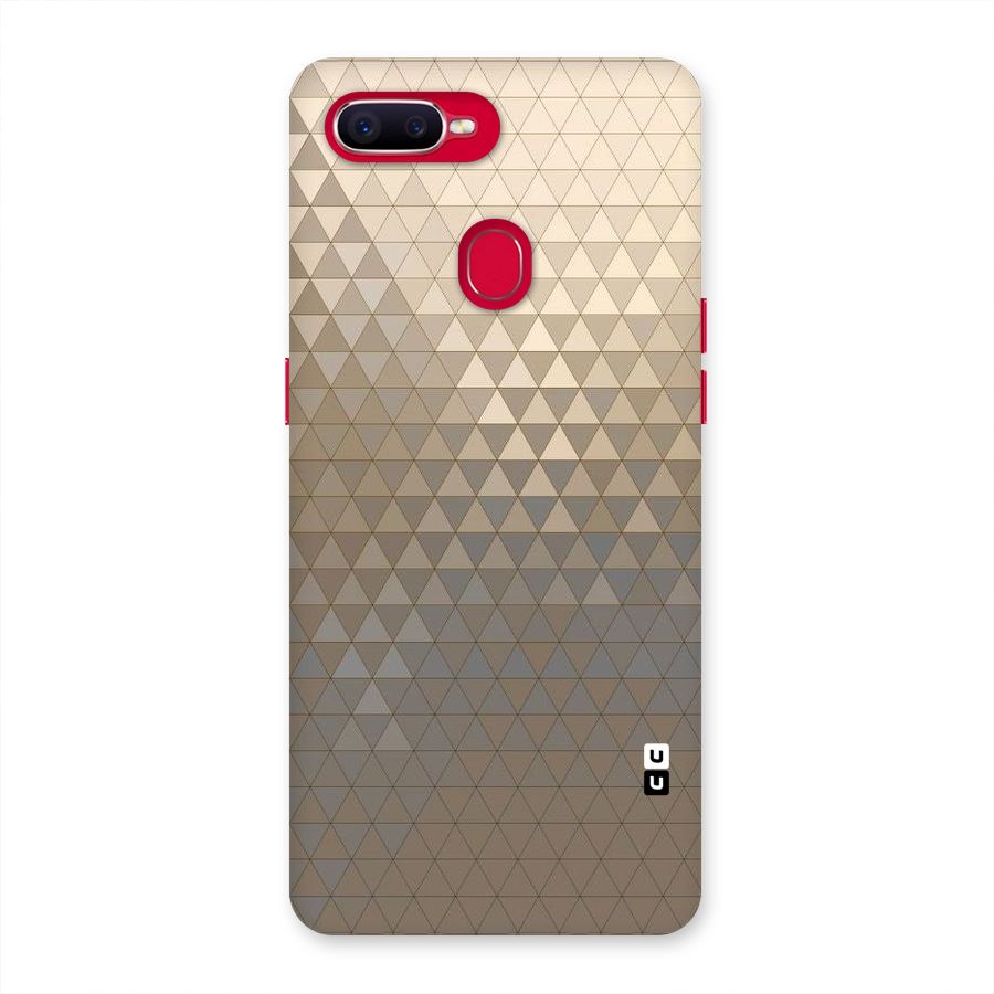 Beautiful Golden Pattern Back Case for Oppo F9 Pro