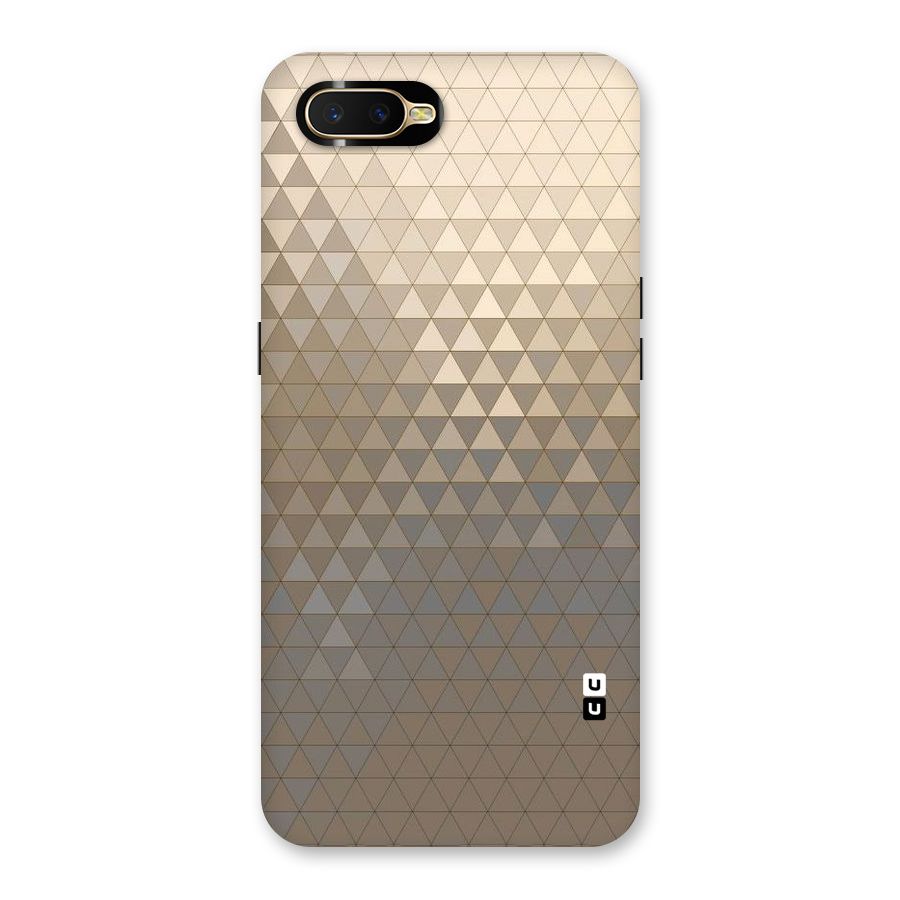 Beautiful Golden Pattern Back Case for Oppo K1