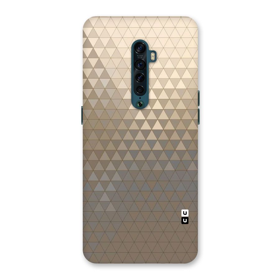 Beautiful Golden Pattern Back Case for Oppo Reno2