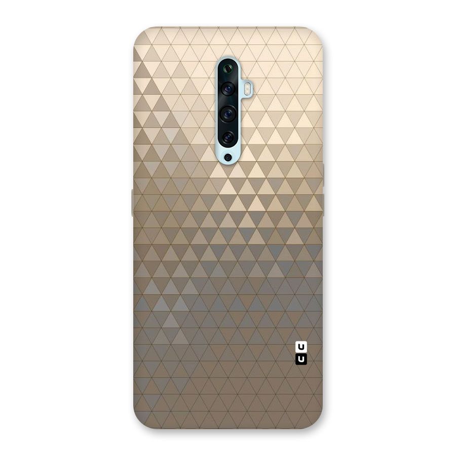 Beautiful Golden Pattern Back Case for Oppo Reno2 Z