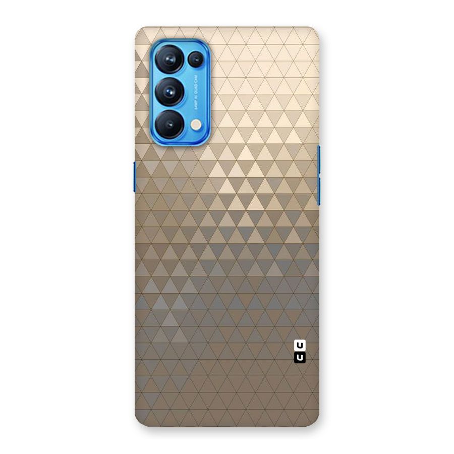 Beautiful Golden Pattern Back Case for Oppo Reno5 Pro 5G