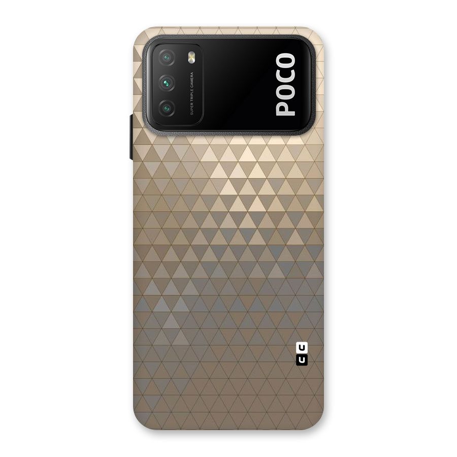 Beautiful Golden Pattern Back Case for Poco M3