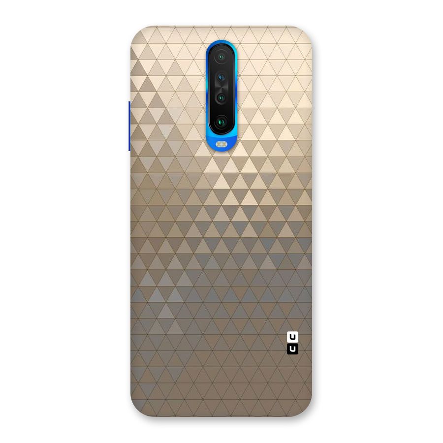 Beautiful Golden Pattern Back Case for Poco X2