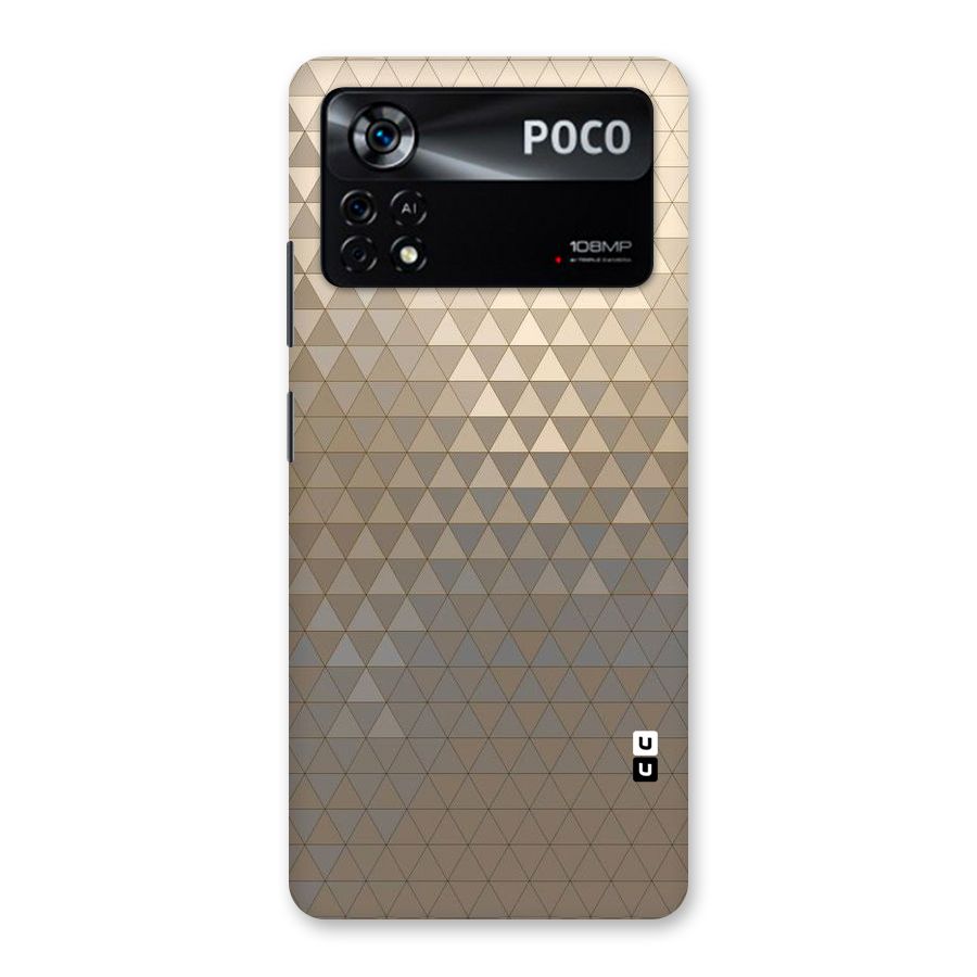 Beautiful Golden Pattern Back Case for Poco X4 Pro 5G