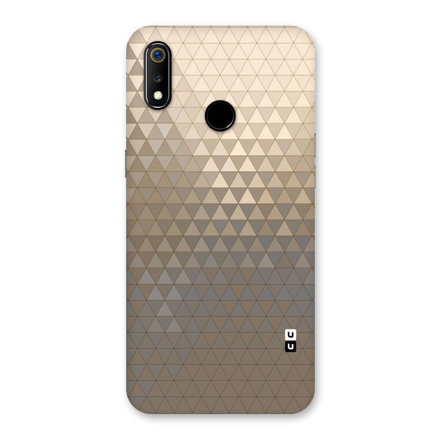 Beautiful Golden Pattern Back Case for Realme 3