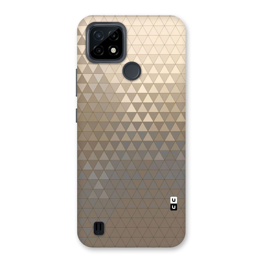 Beautiful Golden Pattern Back Case for Realme C21