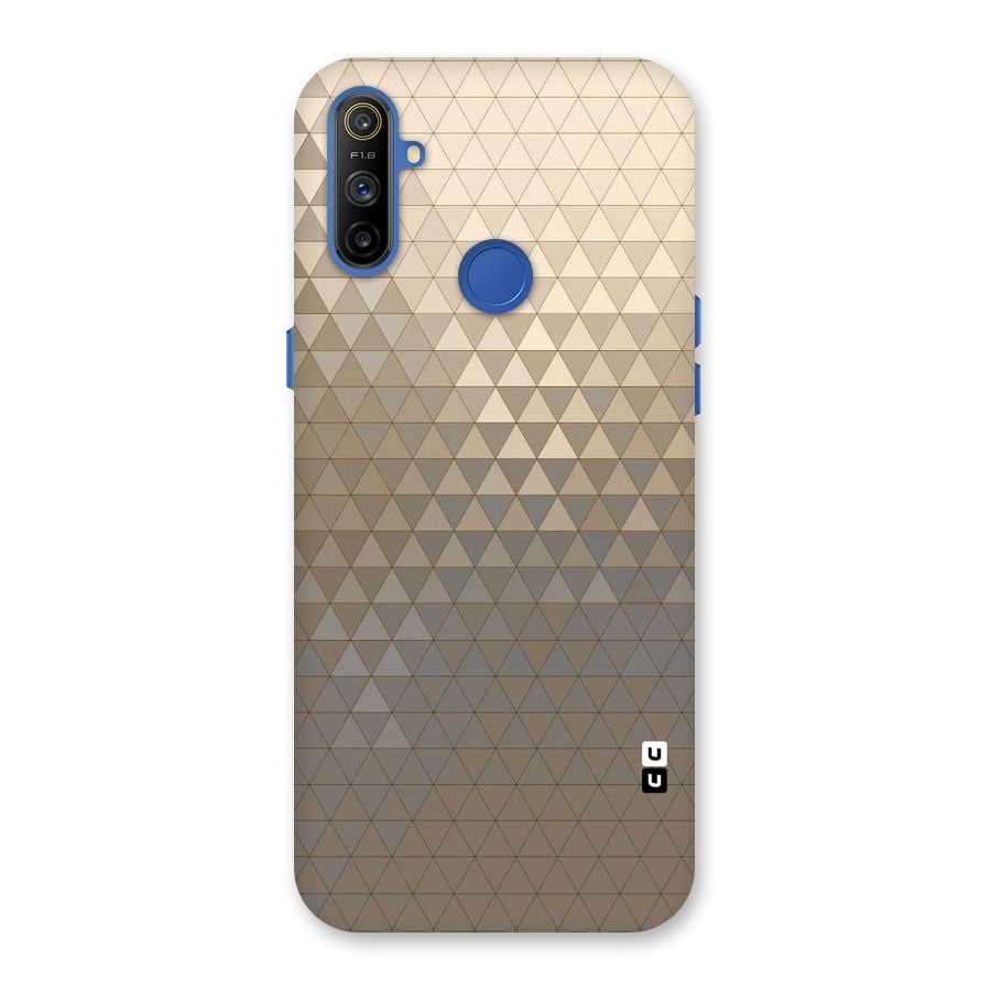 Beautiful Golden Pattern Back Case for Realme Narzo 10A