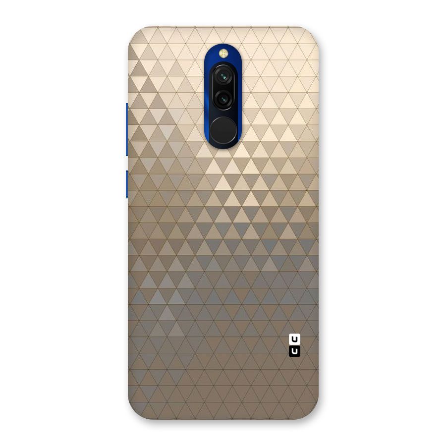 Beautiful Golden Pattern Back Case for Redmi 8