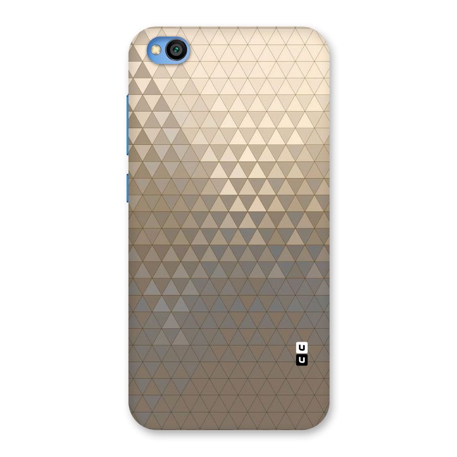 Beautiful Golden Pattern Back Case for Redmi Go