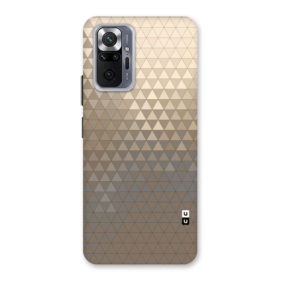 Beautiful Golden Pattern Back Case for Redmi Note 10 Pro