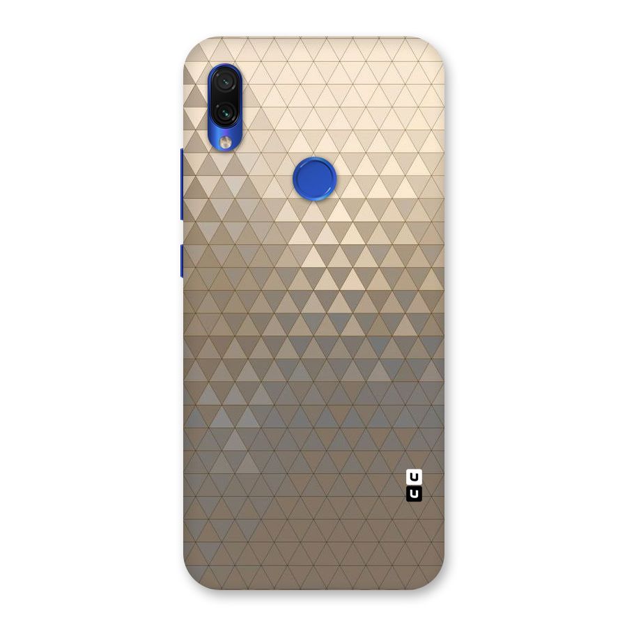Beautiful Golden Pattern Back Case for Redmi Note 7S